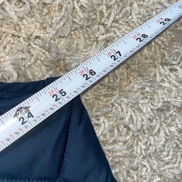 POLO Ralph Lauren Navy Blue Quilted Vest Brown Corduroy Collar Women’s XXL - Picture 6 of 15